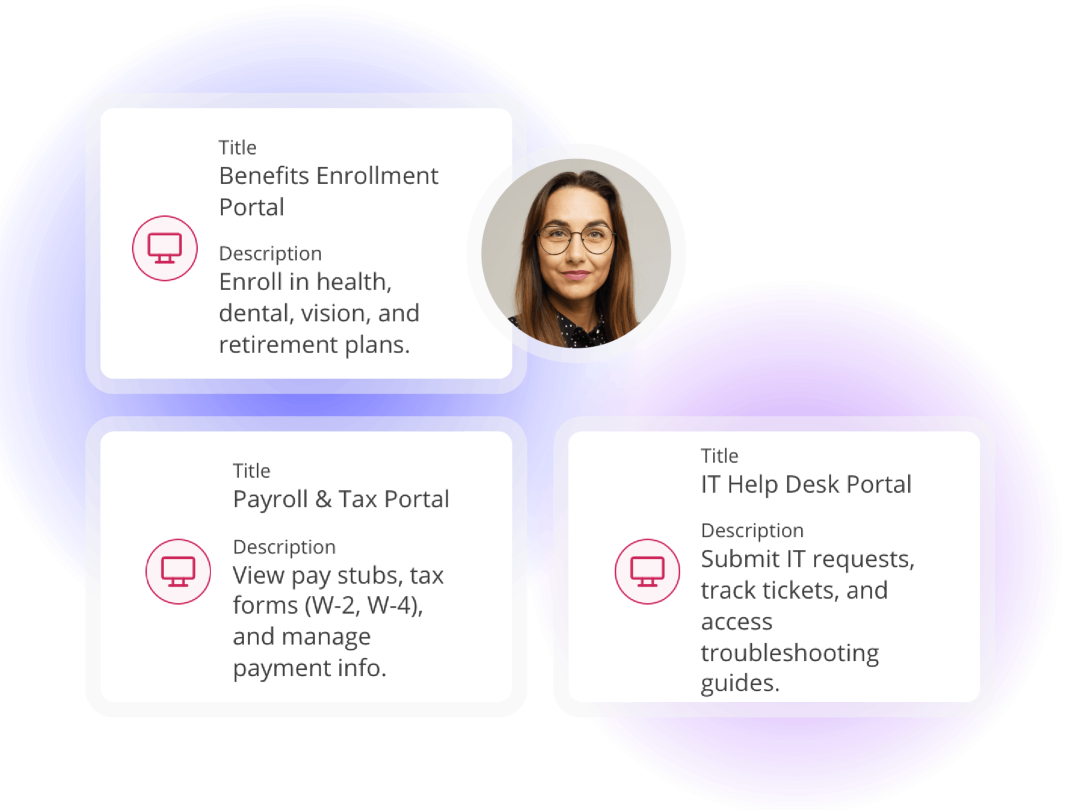 Screenshot to demonstrate onboarding features in People First platform
