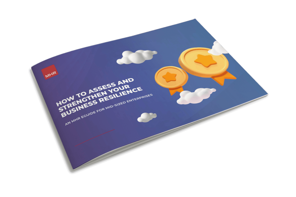 Business Resilience eGuide front cover. How to assess and strengthen your business resilience.