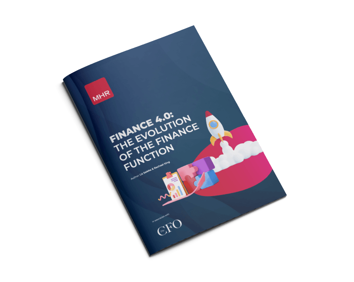 Mock-up of evolution of finance report